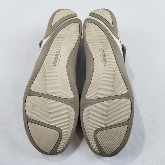 Merrell Womens 9.5 Taupe Mary Jane Mesh Walking Shoes Comfort Strap Lightweight - Picture 9 of 10